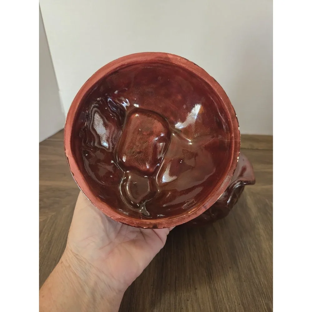 Purple Cabbage Dish, Holland Ceramic Vintage, Farmhouse Cottagecore MCM